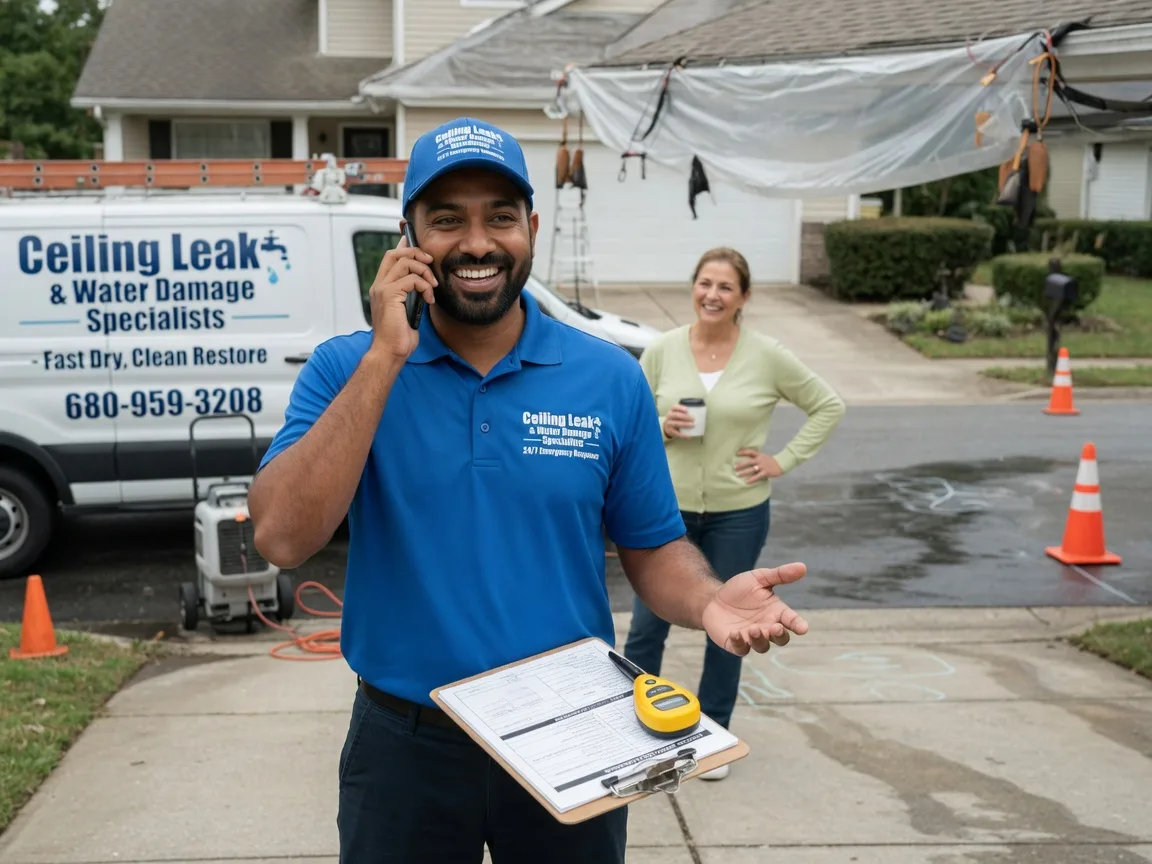 Ceiling Leak Cleanup Rising City, NE FAQs